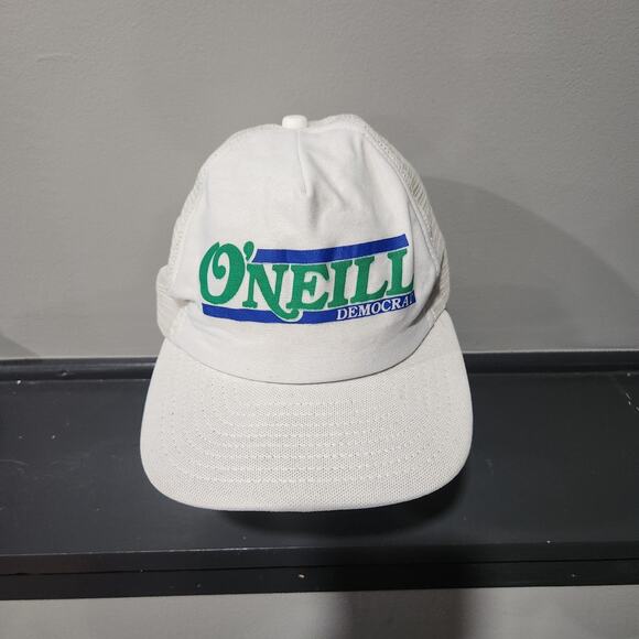 VTG O'Neill Democrat CT Connecticut Political Snapback Hat Cap Trucker Mesh - Picture 5 of 14